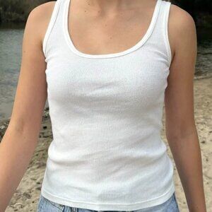 Brandy Melville Natasha Tank - white